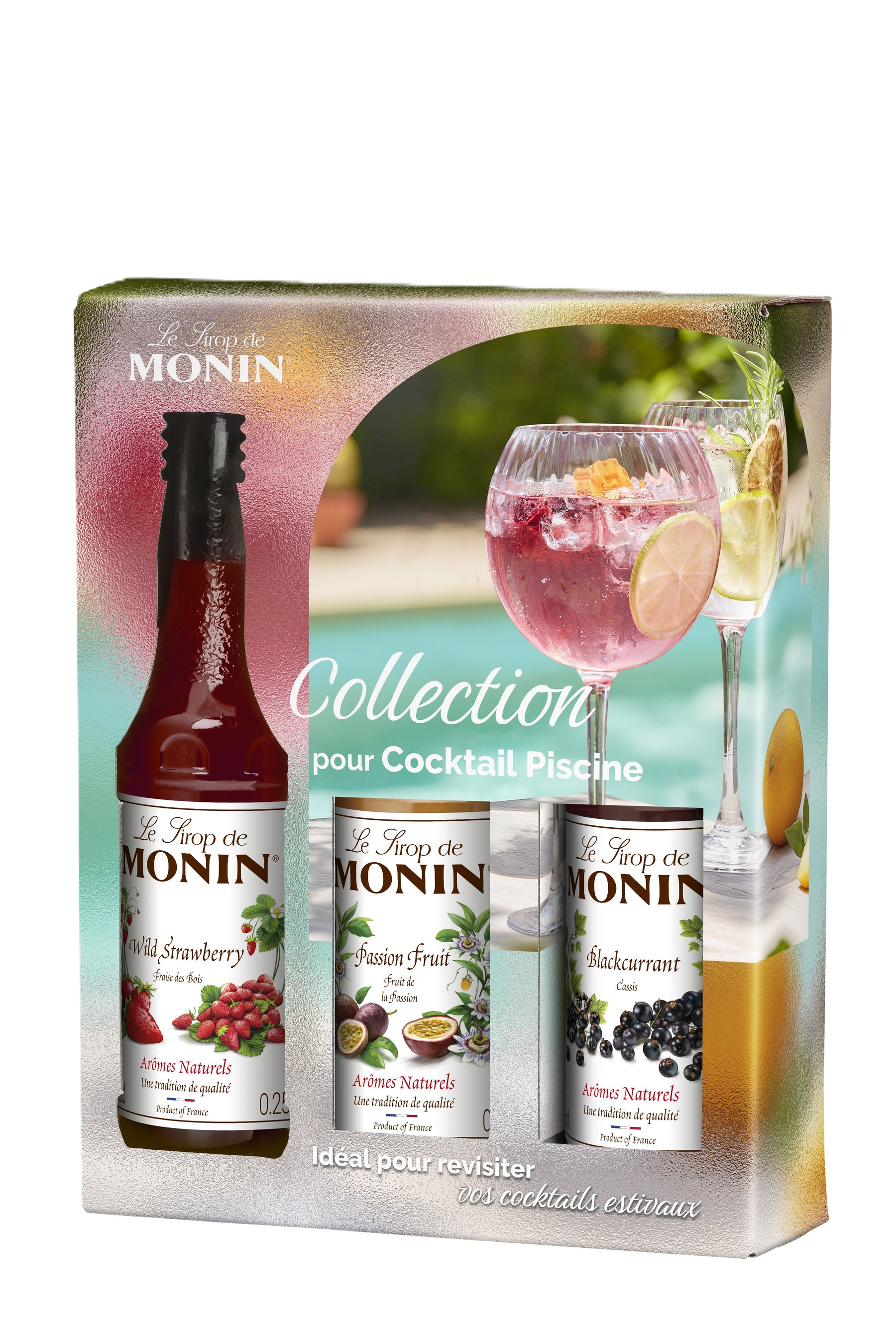 Coffret de Sirops pour Cocktails Piscine - 3x25cl
