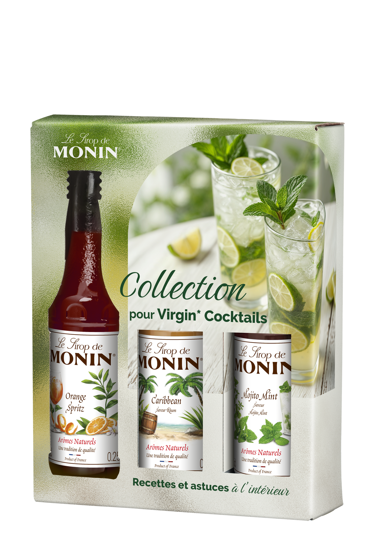 Coffret de Sirops pour Cocktails sans alcool - 3x25cl