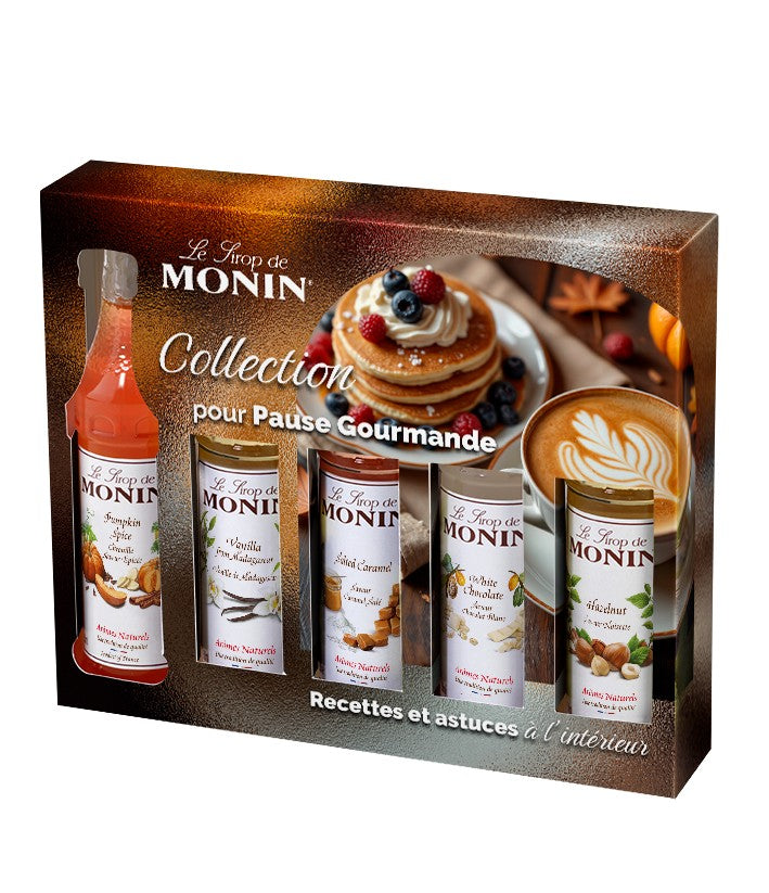 Coffret Pause Gourmande pour Boissons chaudes et Desserts - 5x5 cl