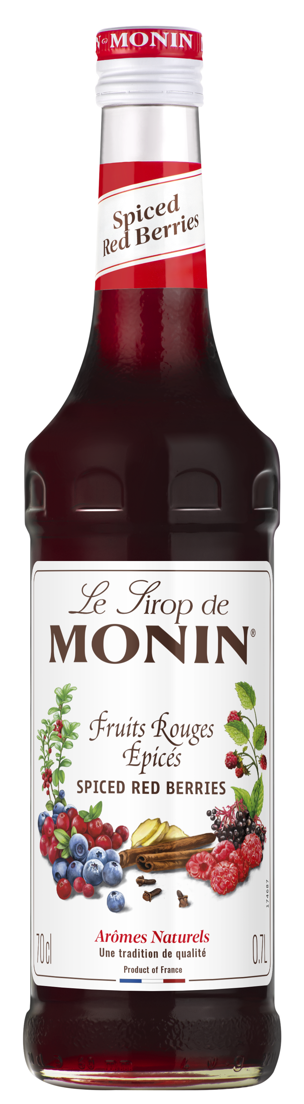 Sirop Saveur Fruits Rouges Epicés 70cl