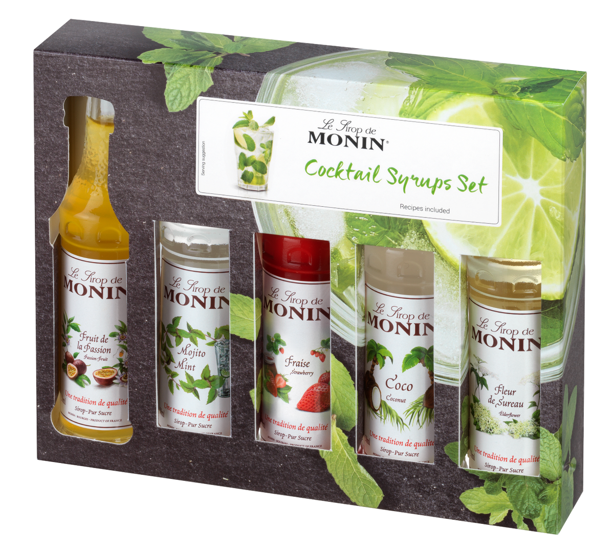 Coffret de Sirops pour Cocktails - 5x5cl