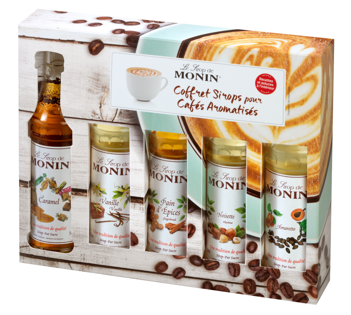 Coffret de Sirops pour Café - 5x5cl
