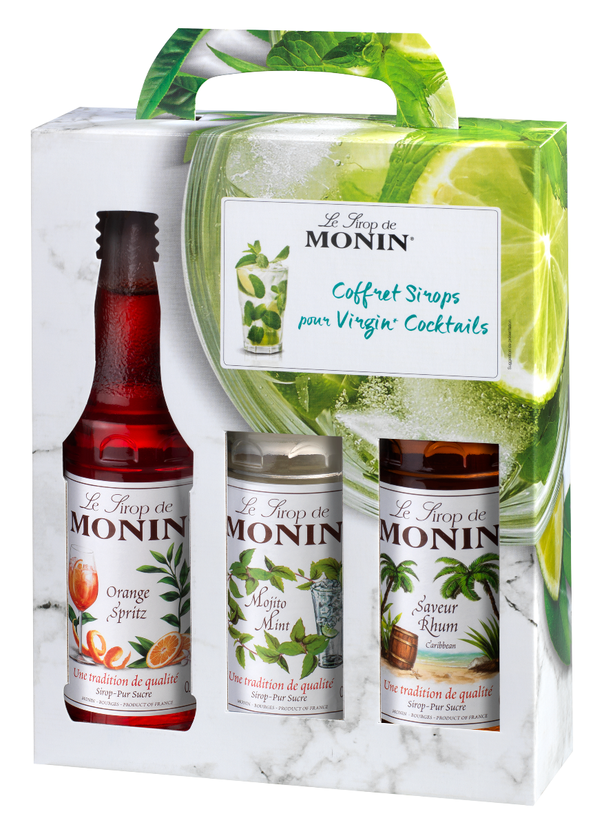 Coffret de Sirops pour Cocktails sans alcool - 3x25cl